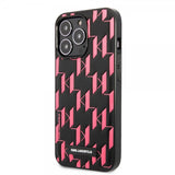 Karl Lagerfeld iPhone 13 Pro Max Skal Monogram Pattern Rosa