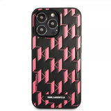 Karl Lagerfeld iPhone 13 Pro Max Skal Monogram Pattern Rosa