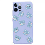 iPhone 13 Pro Max Skal Nallebjörnar Lila