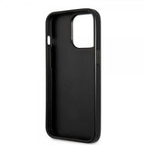 Guess iPhone 13 Pro Max Skal Printed Stripe Bottom Grå