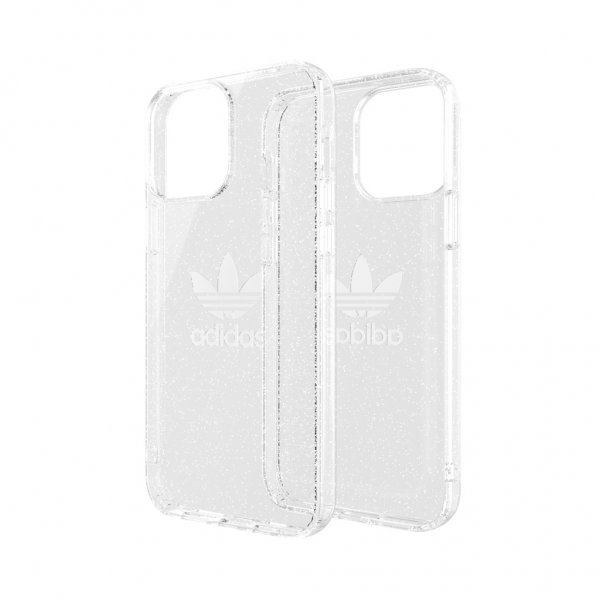 Adidas iPhone 13 Pro Max Skal Protective Clear Case Glitter Klar
