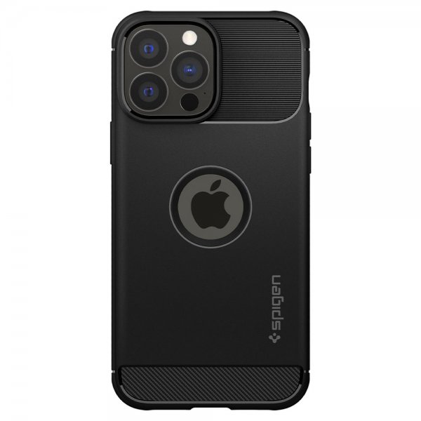 Spigen iPhone 13 Pro Max Skal Rugged Armor Matte Black