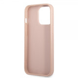 Guess iPhone 13 Pro Max Skal Saffiano Double Cardslot Rosa