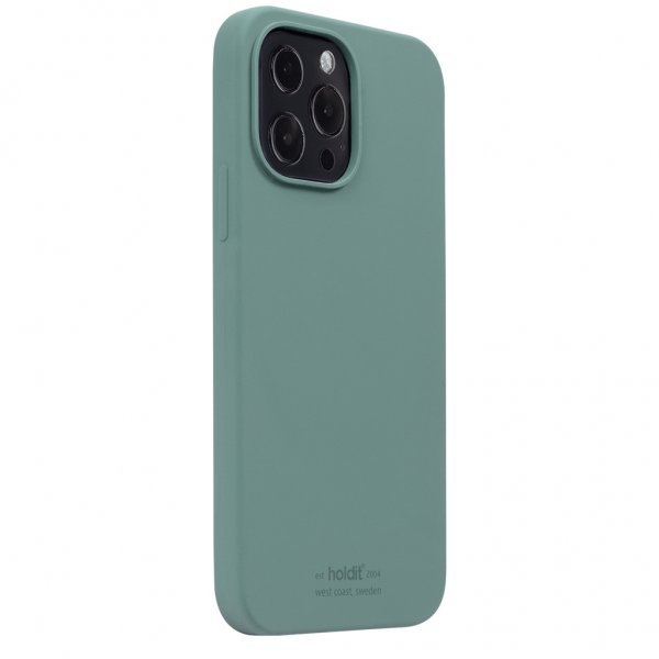 holdit iPhone 13 Pro Max Skal Silikon Moss Green