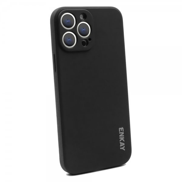 Enkay iPhone 13 Pro Max Skal Silicone Svart