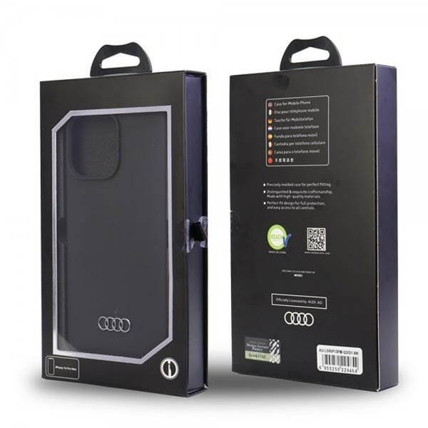 Audi iPhone 13 Pro Max Skal Silicone Svart