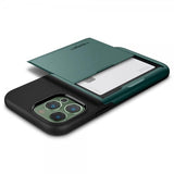 Spigen iPhone 13 Pro Max Skal Slim Armor CS Midnight Green