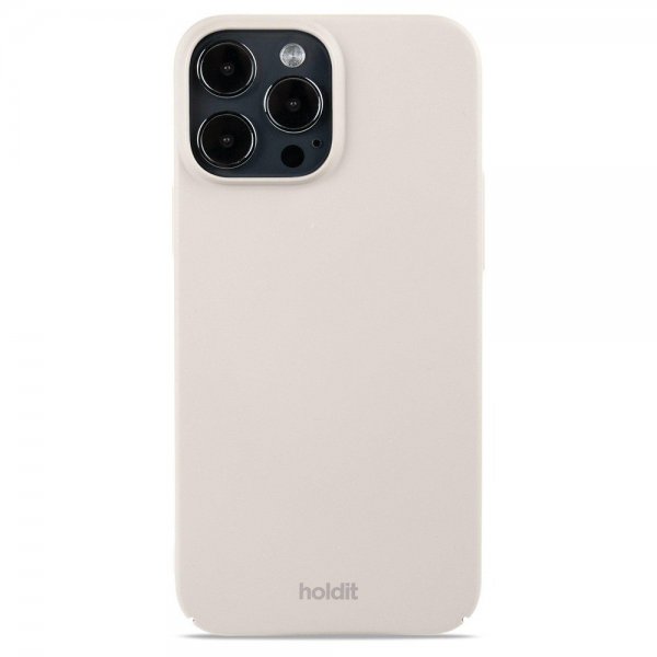 holdit iPhone 13 Pro Max Skal Slim Case Light Beige