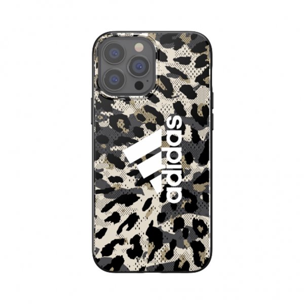 Adidas iPhone 13 Pro Max Skal Snap Case Leopard Beige