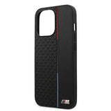 BMW iPhone 13 Pro Max Skal Triangle Pattern Svart