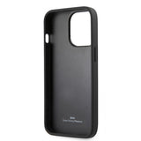 BMW iPhone 13 Pro Max Skal Triangle Pattern Svart