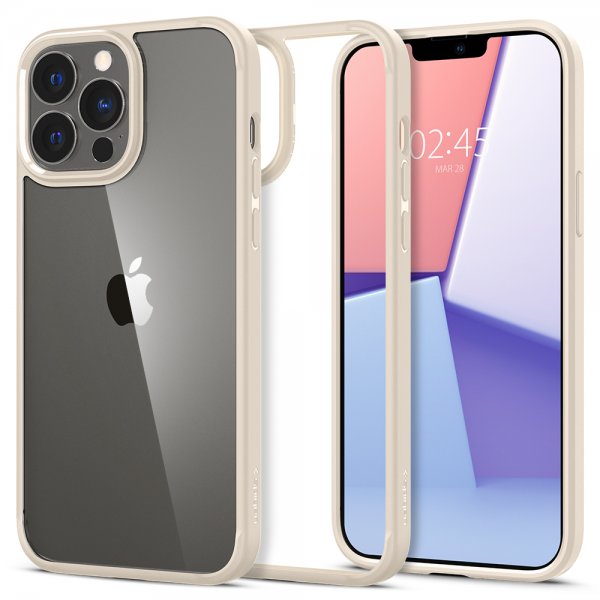 Spigen iPhone 13 Pro Max Skal Ultra Hybrid Sand Beige