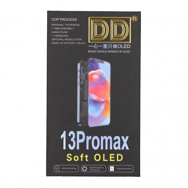 iPhone 13 Pro Max Soft OLED Display High Quality Black(DD brand)