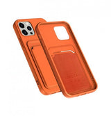 iPhone 13 Pro Skal Korthållare Orange