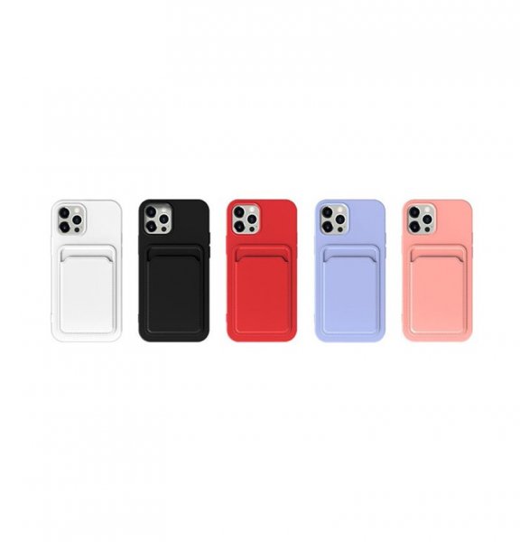 iPhone 13 Pro Skal Korthållare Rosa