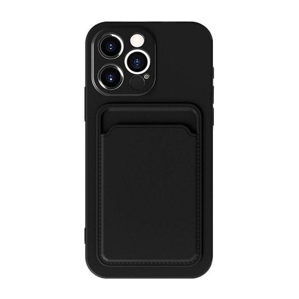 iPhone 13 Pro Skal Korthållare Svart