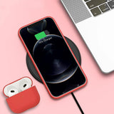 Rvelon iPhone 13 Pro Skal Silikon Rosa