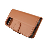 Rvelon iPhone 13 Pro Fodral Utfällbart Kortfack Brun