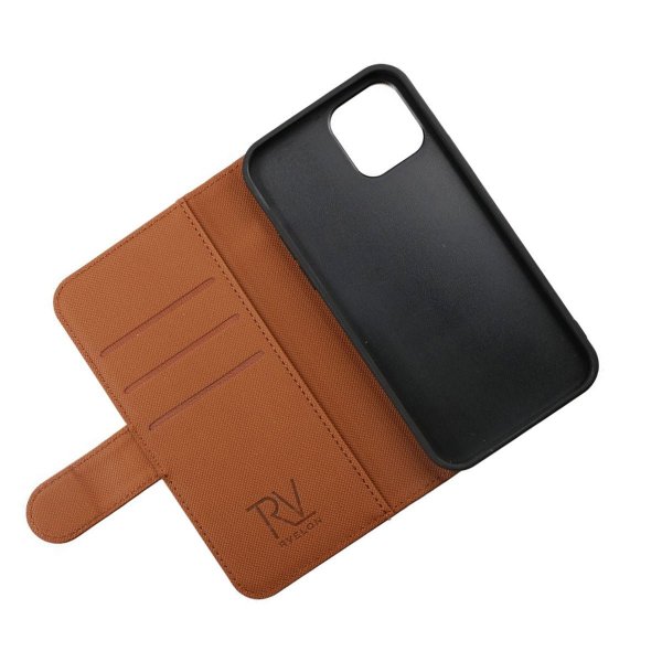 Rvelon iPhone 13 Pro Fodral Magnetiskt Avtagbart Skal Brun