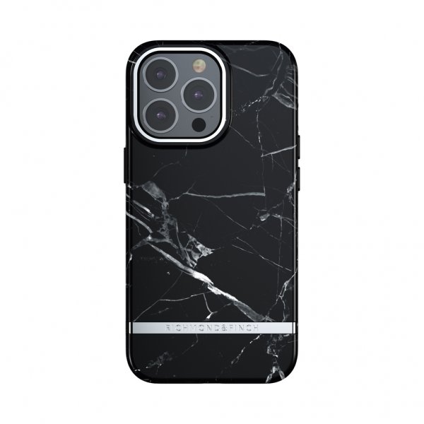 Richmond & Finch iPhone 13 Pro Skal Black Marble