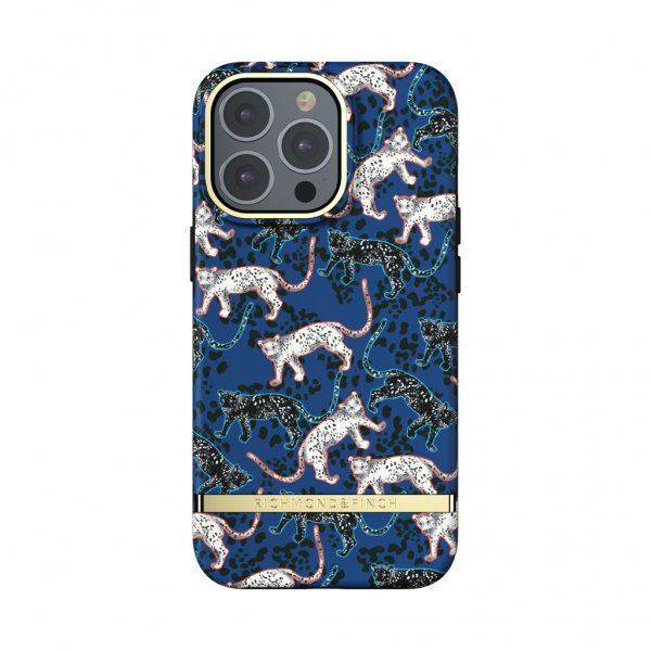 Richmond & Finch iPhone 13 Pro Skal Blue Leopard
