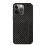 AMG iPhone 13 Pro Skal Carbon Effect Stitching Svart