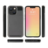iPhone 13 Pro Skal Card Slide Svart