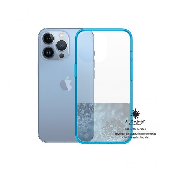 PanzerGlass iPhone 13 Pro Skal ClearCase Color Bondi Blue