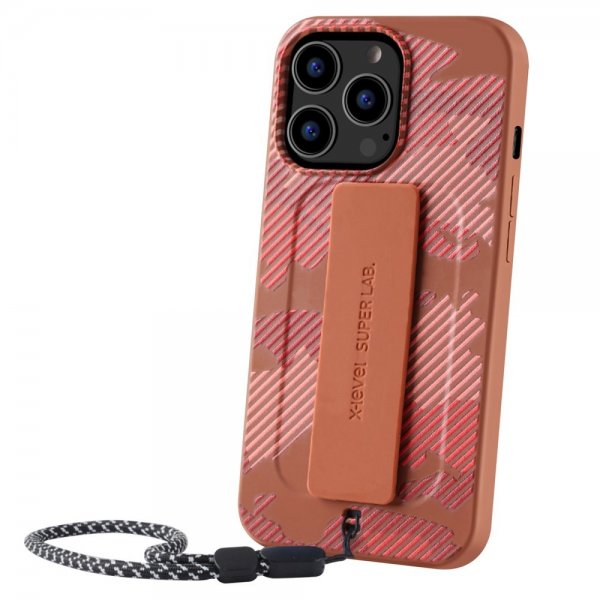 X-Level iPhone 13 Pro Skal Explorer Series Brun