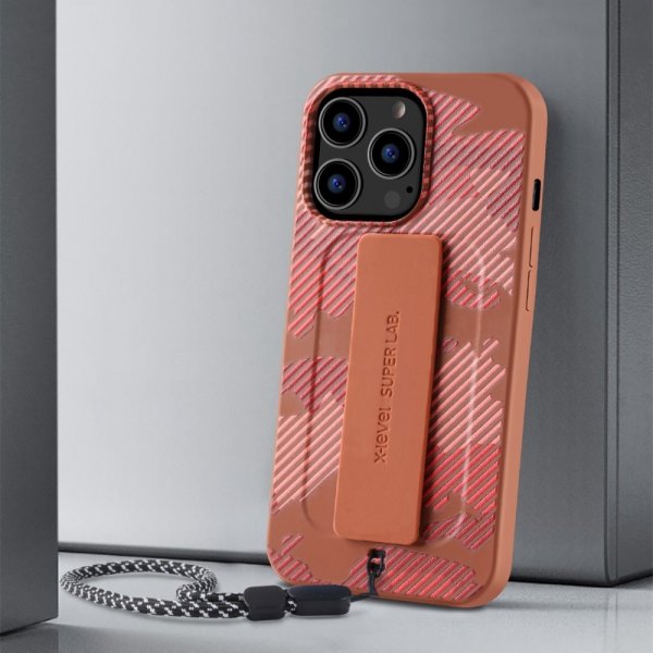 X-Level iPhone 13 Pro Skal Explorer Series Brun