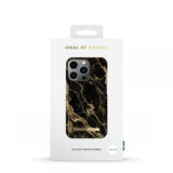 Ideal of Sweden iPhone 13 Pro Skal Fashion Case Golden Smoke Marble