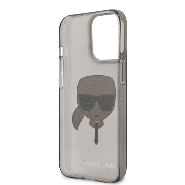 Karl Lagerfeld iPhone 13 Pro Skal Full Glitter Svart