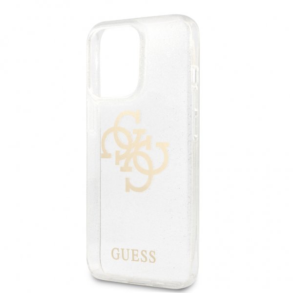 Guess iPhone 13 Pro Skal Full Glitter Transparent