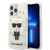 Karl Lagerfeld iPhone 13 Pro Skal Iconic Flower Transparent