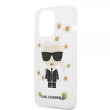 Karl Lagerfeld iPhone 13 Pro Skal Iconic Flower Transparent