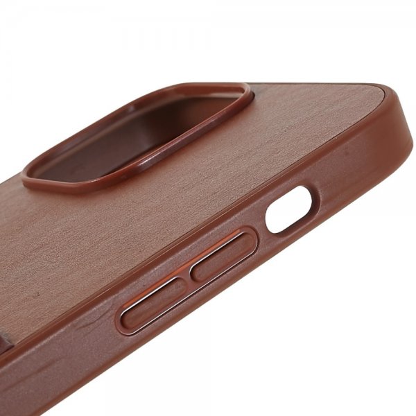 iPhone 13 Pro Skal Korthållare Brun