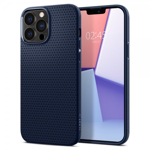 Spigen iPhone 13 Pro Skal Liquid Air Navy Blue