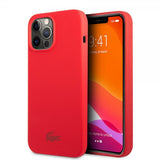 Lacoste iPhone 13 Pro Skal Liquid Silicone Glossy Logo Röd
