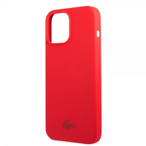 Lacoste iPhone 13 Pro Skal Liquid Silicone Glossy Logo Röd
