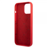 Lacoste iPhone 13 Pro Skal Liquid Silicone Glossy Logo Röd