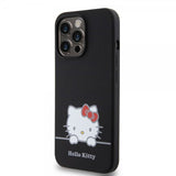 Hello Kitty iPhone 13 Pro Skal Liquid Silicone Svart