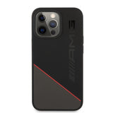 AMG iPhone 13 Pro Skal Liquid Silicone Two Tone Svart