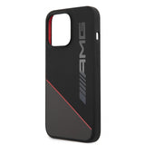 AMG iPhone 13 Pro Skal Liquid Silicone Two Tone Svart