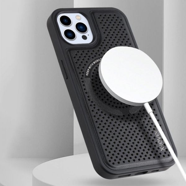 X-Level iPhone 13 Pro Skal Magic Magnets Series Svart