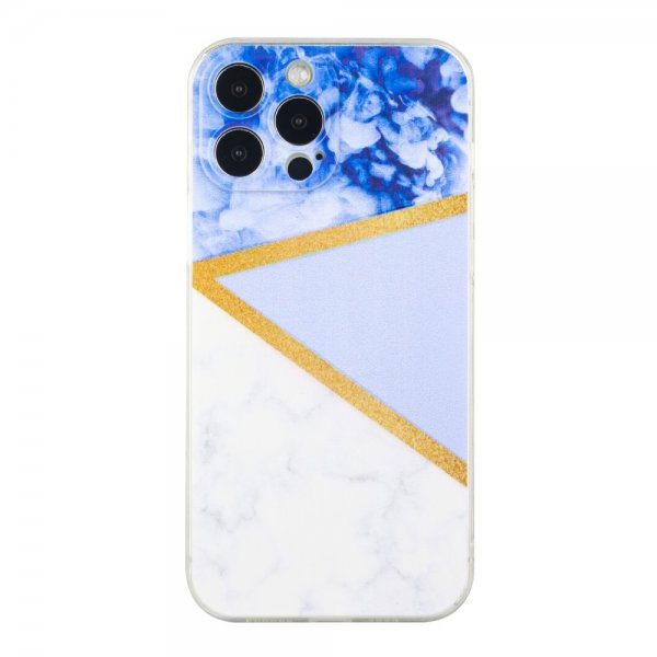 iPhone 13 Pro Skal Marmormönster Lila