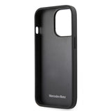 Mercedes Benz iPhone 13 Pro Skal Metal Logo Svart