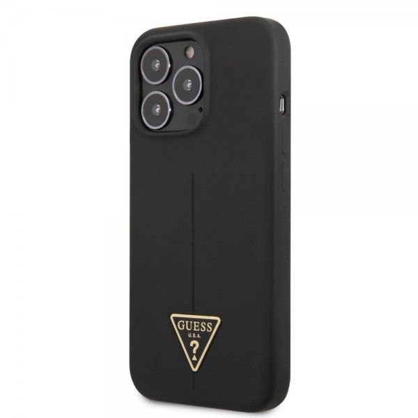 Guess iPhone 13 Pro Skal Metal Triangle Svart