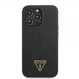 Guess iPhone 13 Pro Skal Metal Triangle Svart