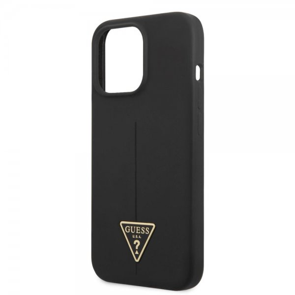 Guess iPhone 13 Pro Skal Metal Triangle Svart