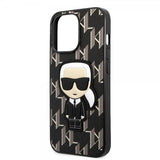 Karl Lagerfeld iPhone 13 Pro Skal Monogram Iconic Patch Svart